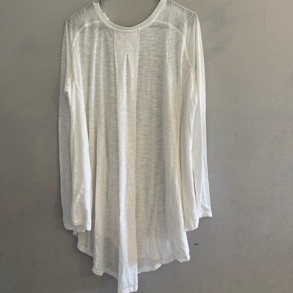 We The Free Aria Trapeze Soft White Long Sleeve Tunic Top NEW NWT - Picture 6 of 6